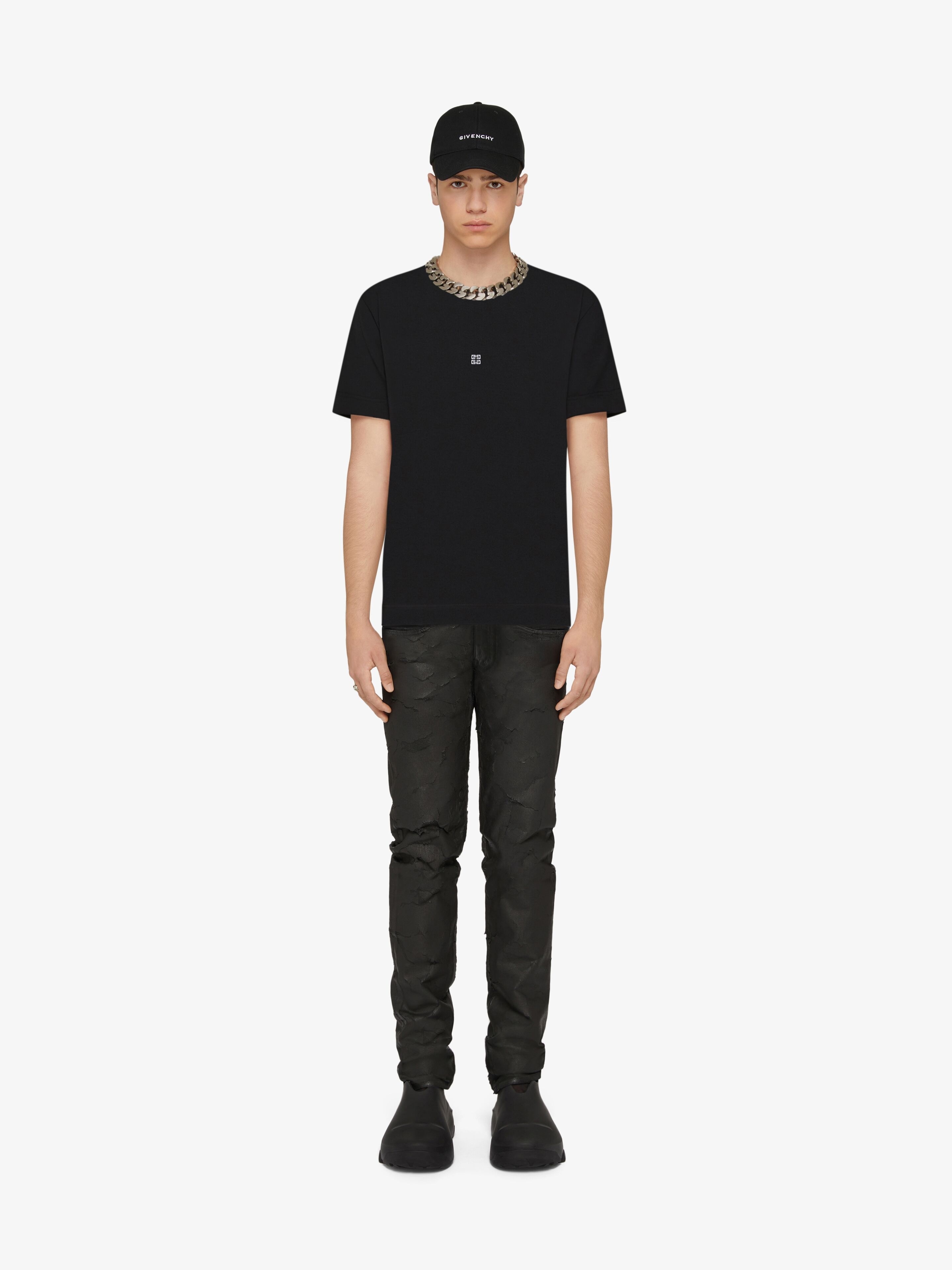 SLIM FIT T-SHIRT IN COTTON - 2