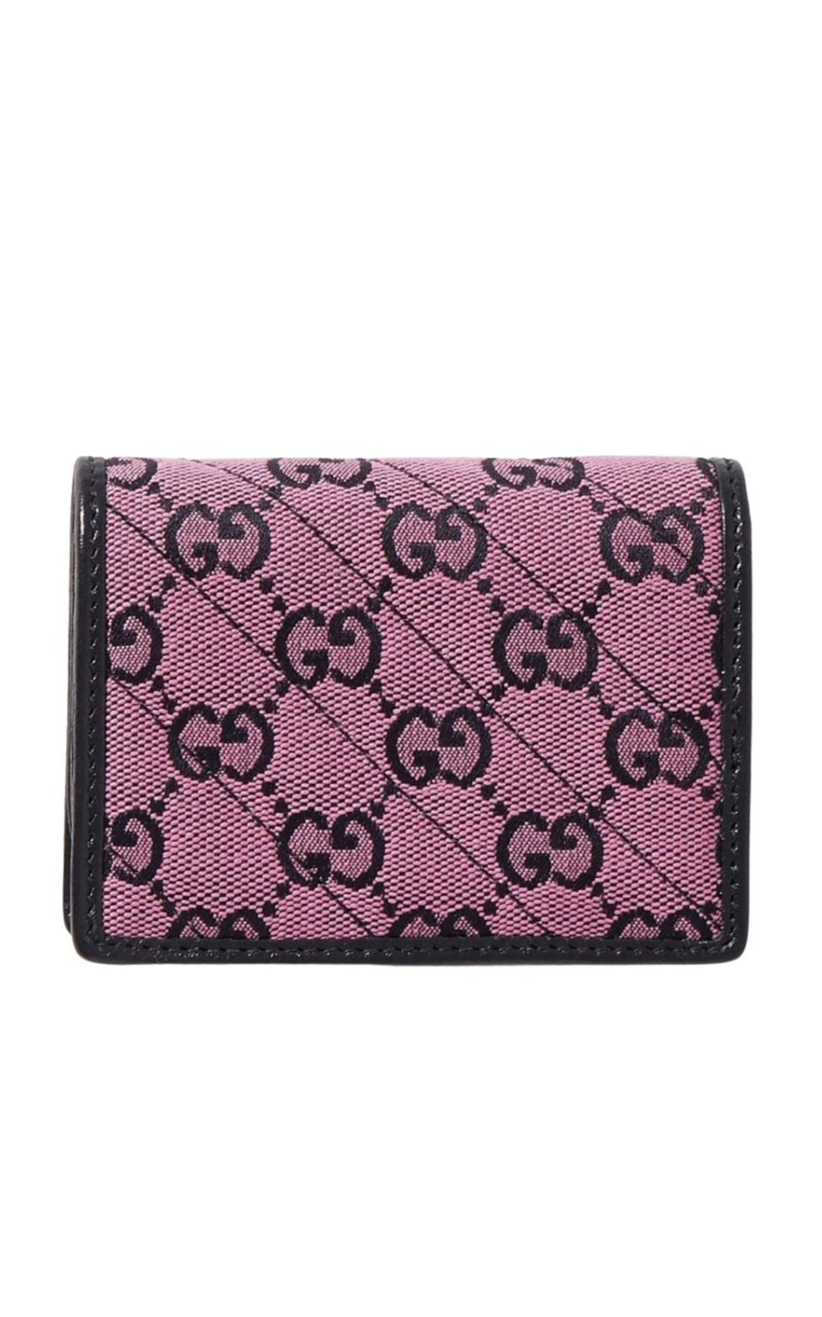 Pink Gg Marmont Multicolor Wallet - 2