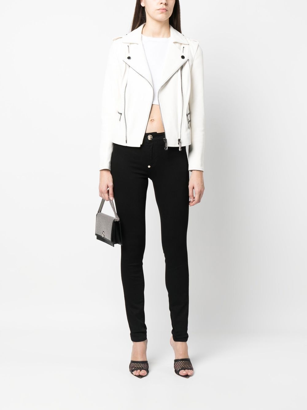denim slim-cut jeggings - 2