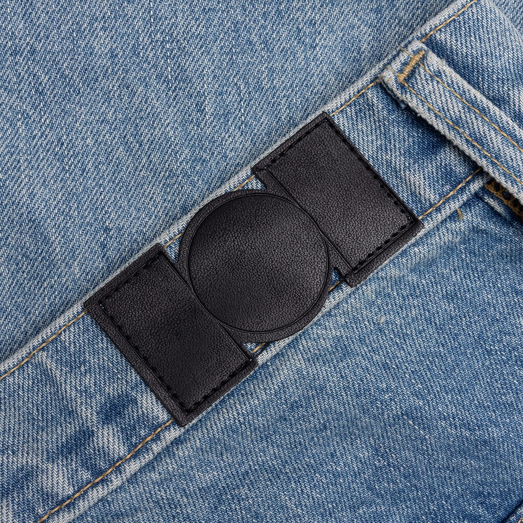 DENIM LOGO CARGOS - LIGHT WASH - 5