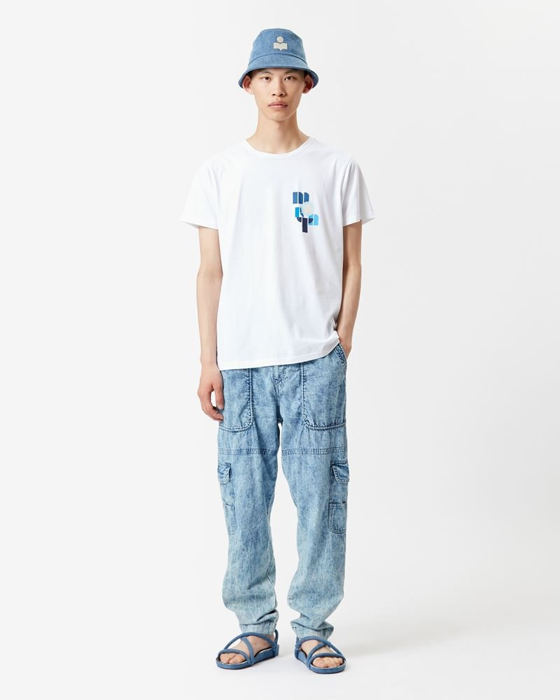 Isabel Marant VANNI CHAMBRAY TROUSERS outlook