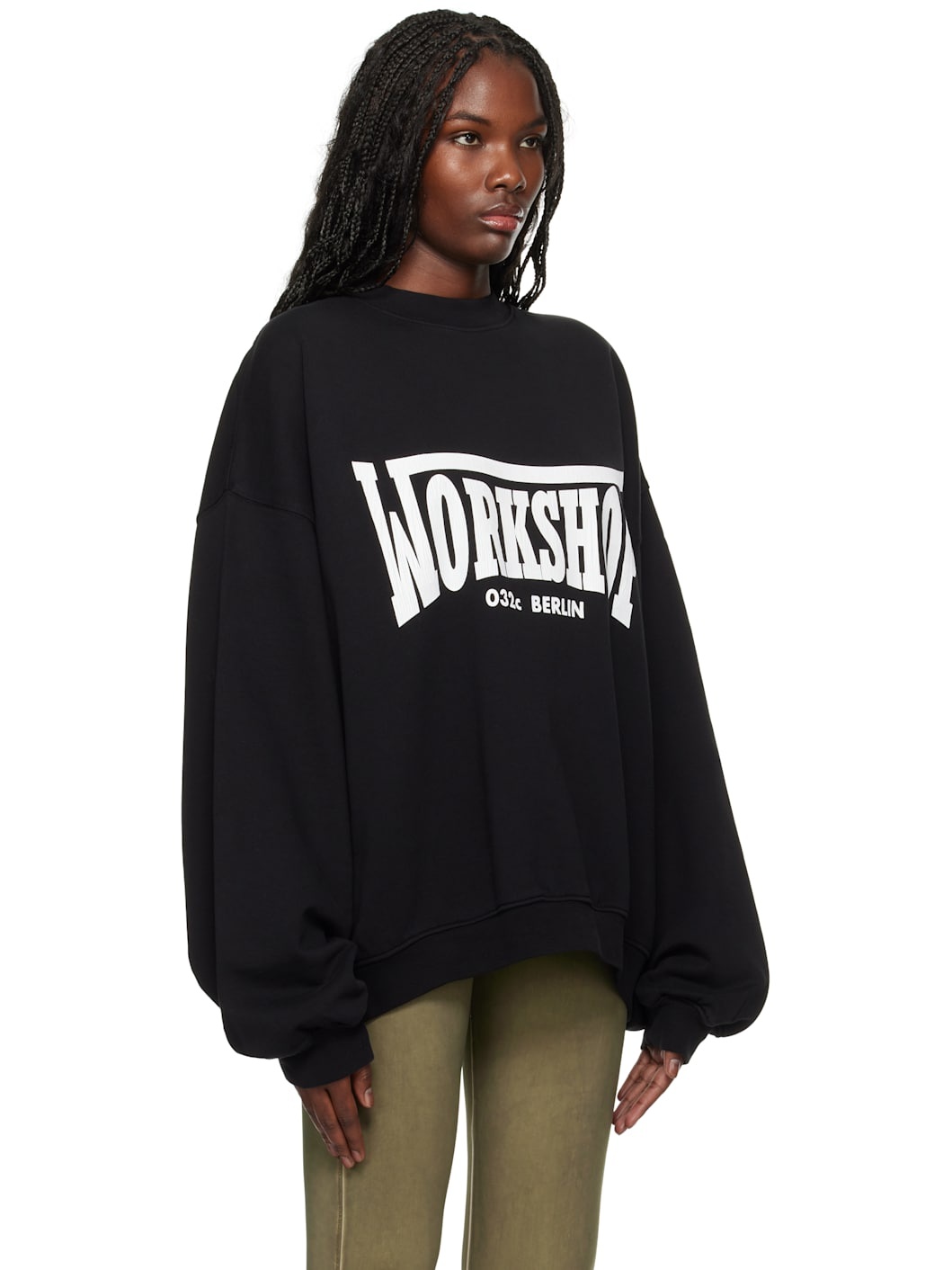 Black "Victor" Bubble Sweatshirt - 2