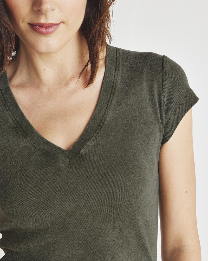 Faye V-Neck Tee 6