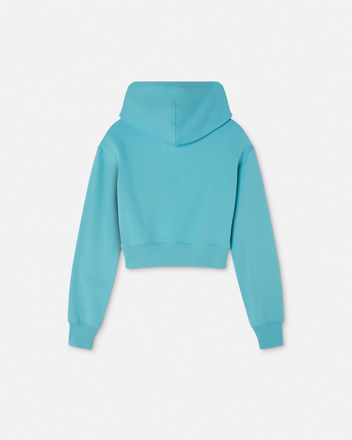 Crystal Outline Barocco Crop Hoodie - 3