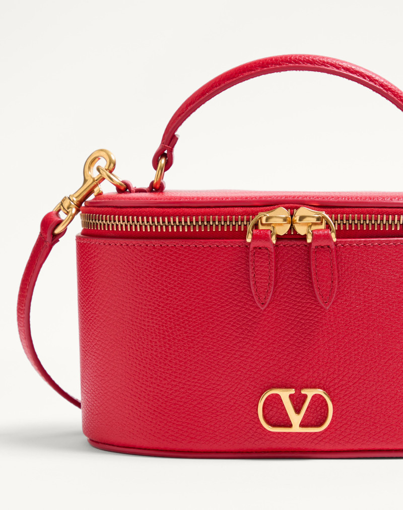 Valentino VLOGO SIGNATURE MINI VANITY BAG IN GRAINY CALFSKIN outlook