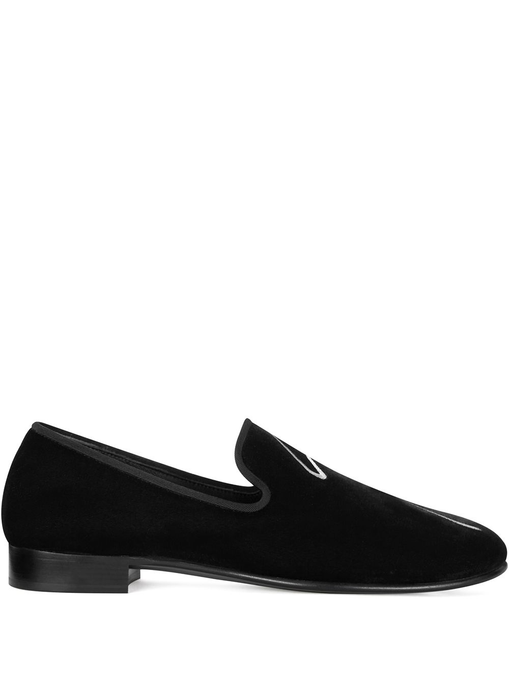 G-Lewis velvet loafers - 1