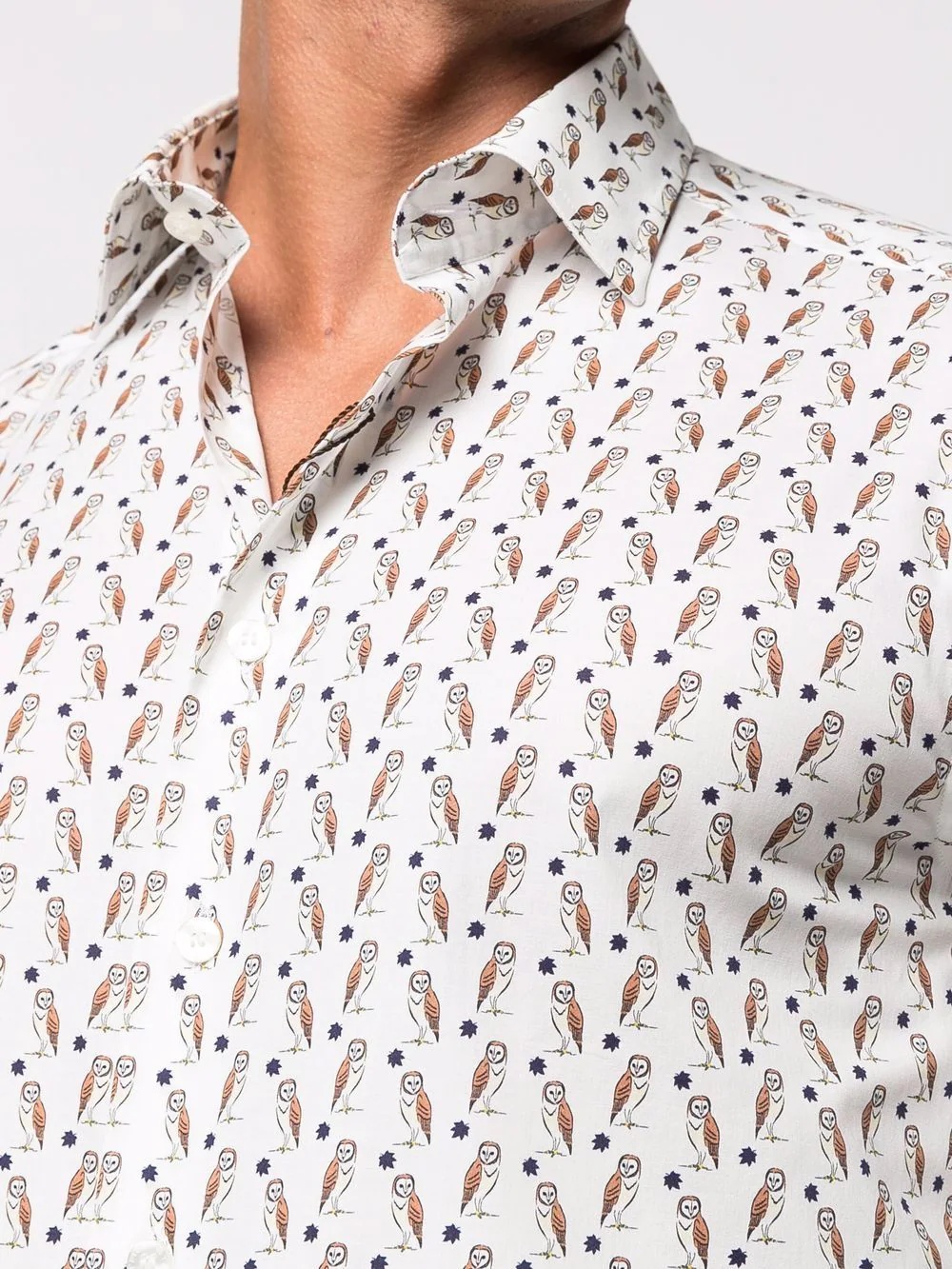 graphic-print long-sleeve shirt - 5