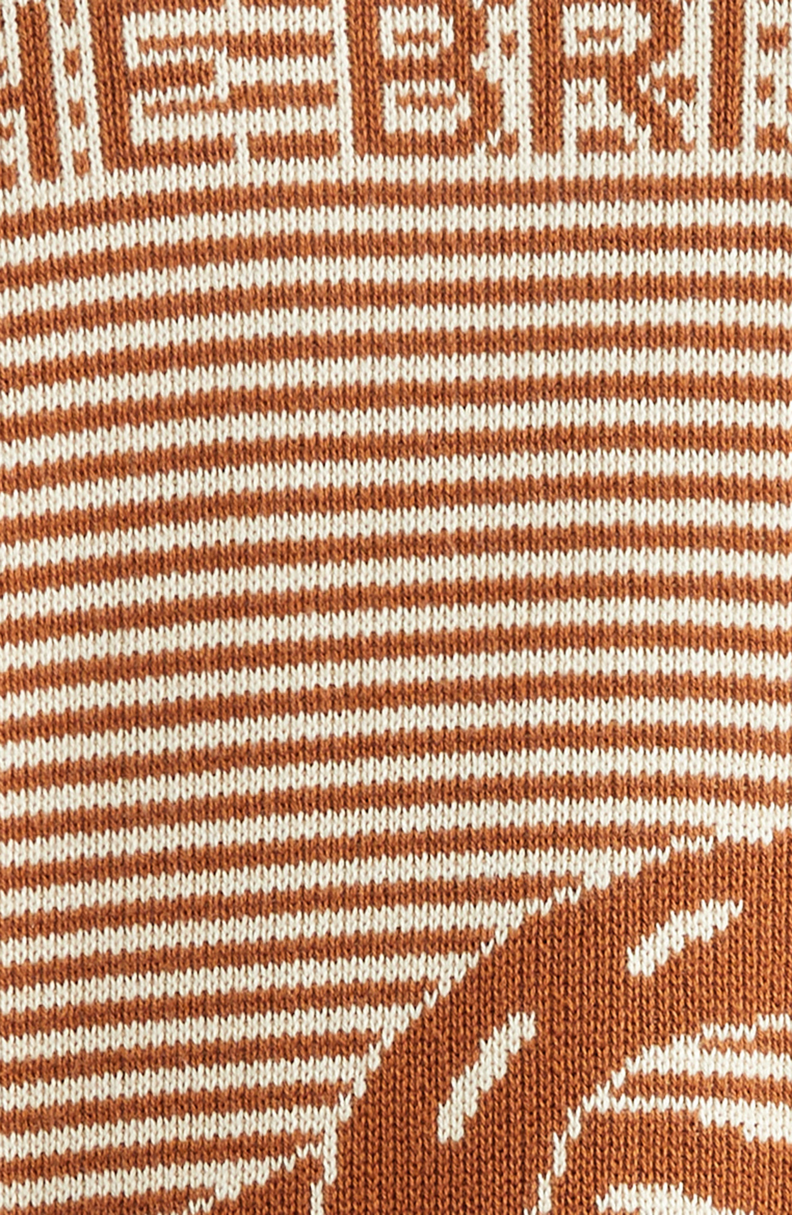 Bode Buckaroo Cardigan in Brown/Cream at Nordstrom - 7