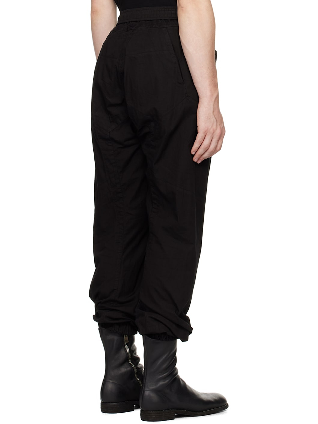 Black Jogger Track Pants - 3