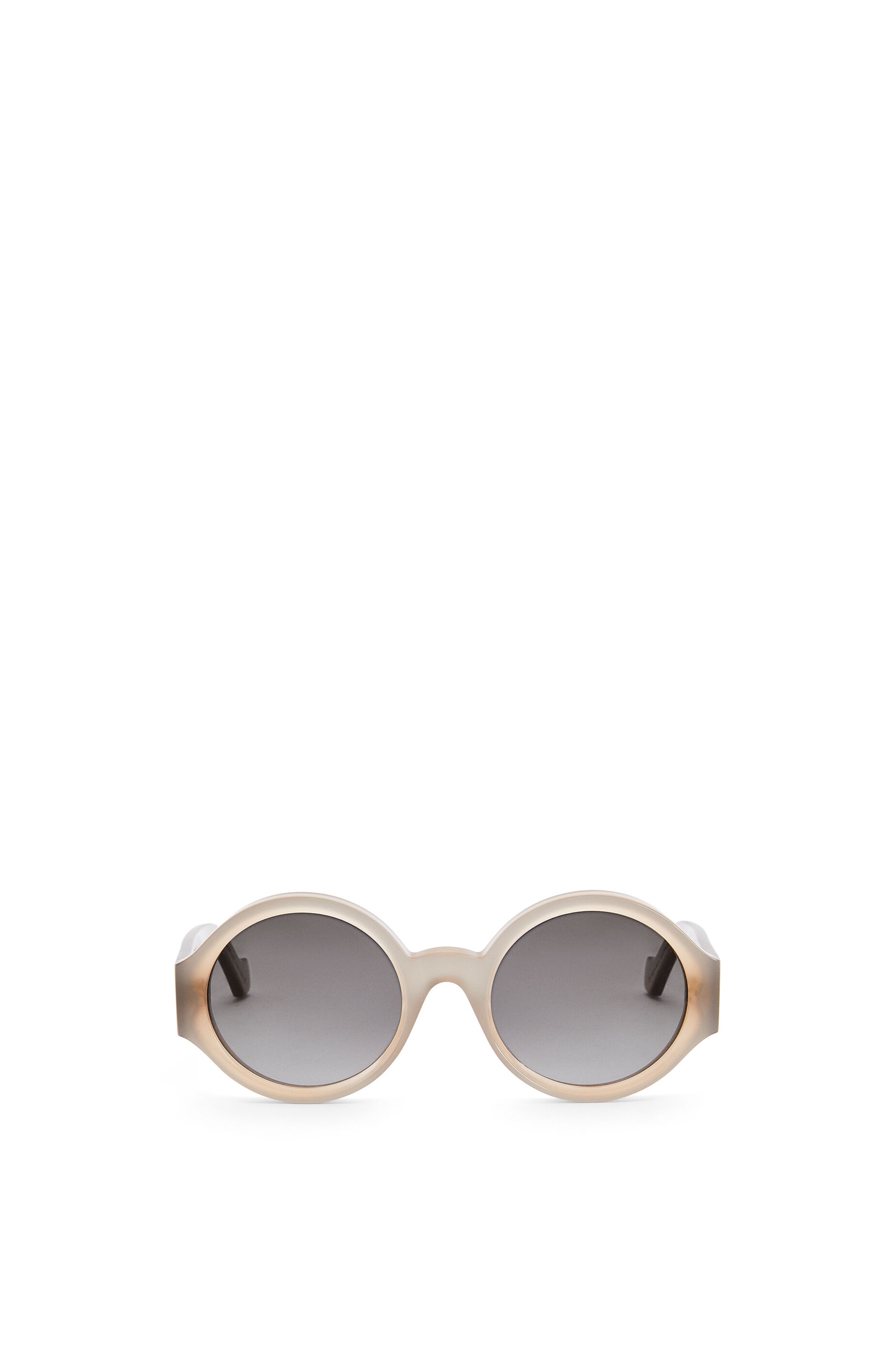 Chunky round sunglasses in acetate - 1