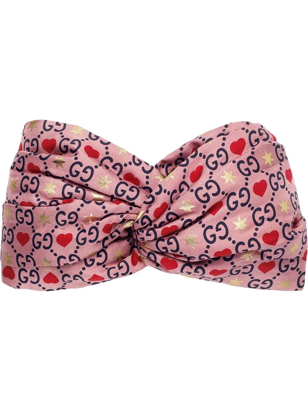 hearts and stars print headband - 1