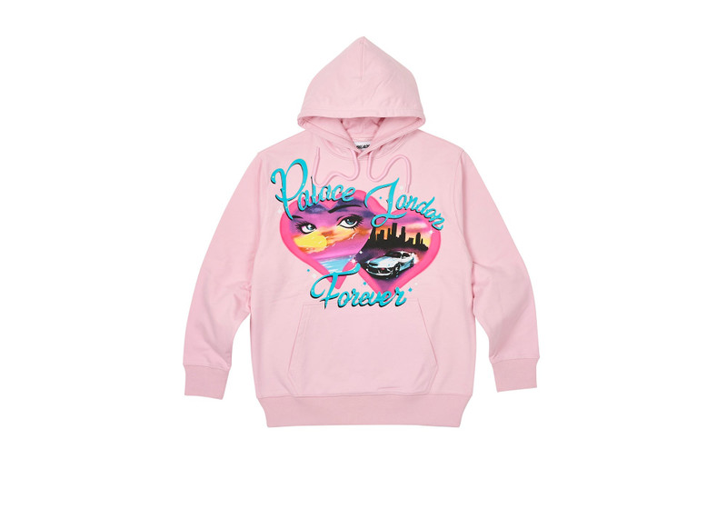 PALACE FOREVER HOOD PINK - 1