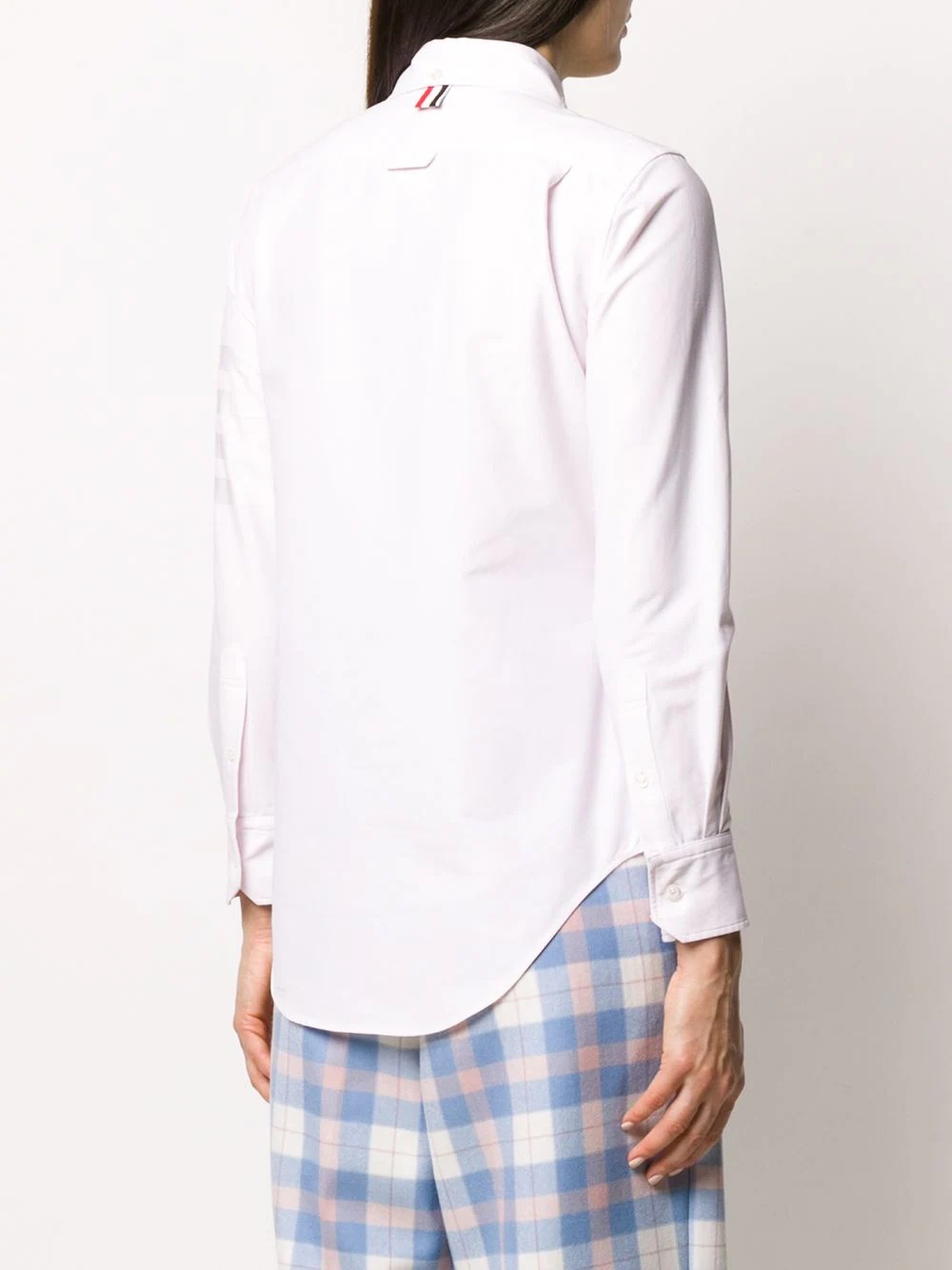 4-Bar round collar Oxford shirt - 4