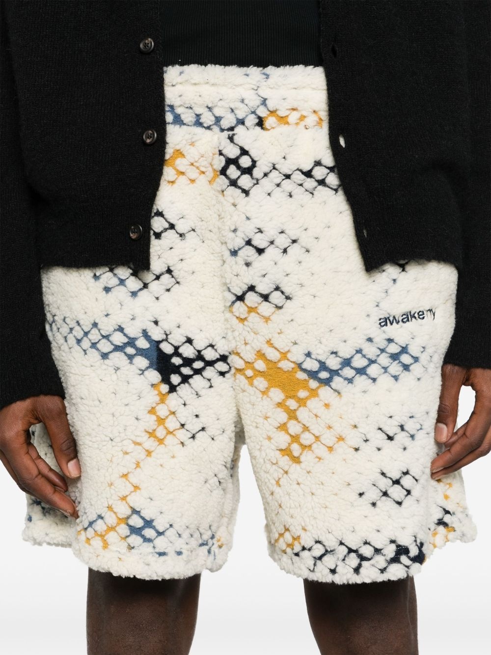 Printed A fleece shorts - 5