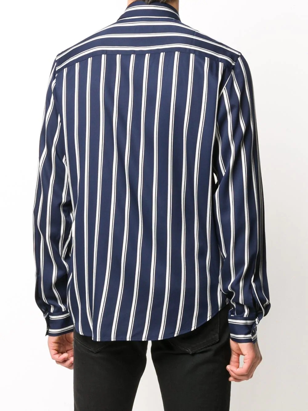 striped tailored shirt - 4