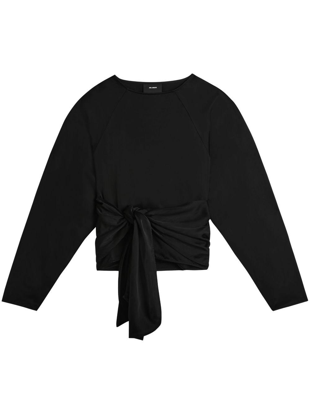 Diana tie-front satin top - 1