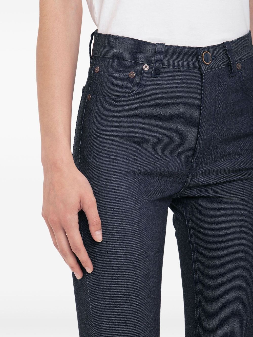 high-waisted skinny jeans - 5