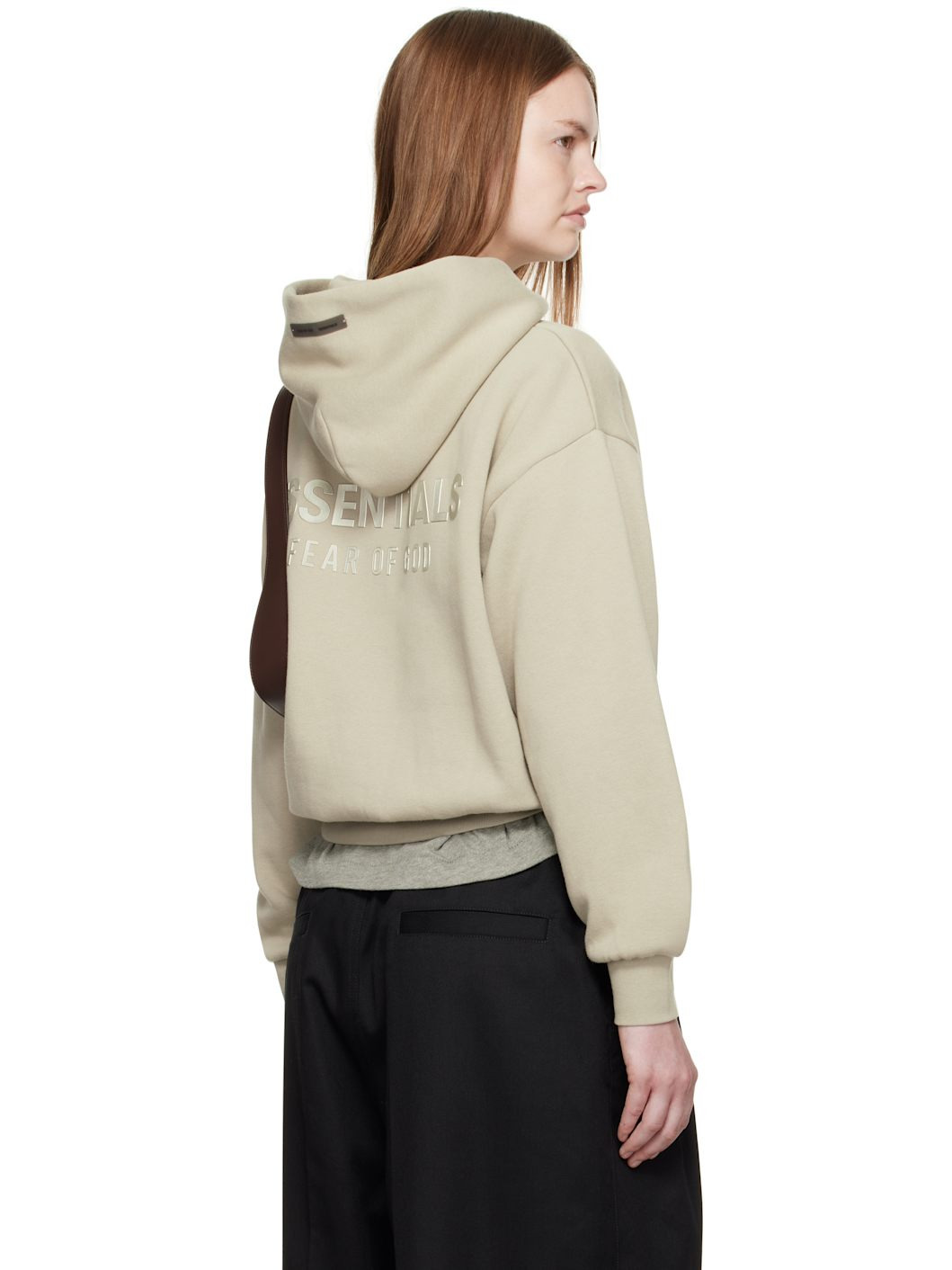 Taupe Classic Fit Hoodie - 3