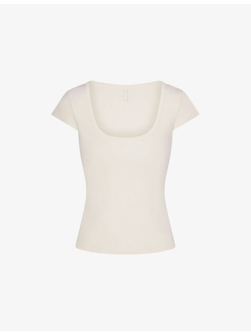 Refined Knit Scoop-Neck Knitted T-Shirt - 1