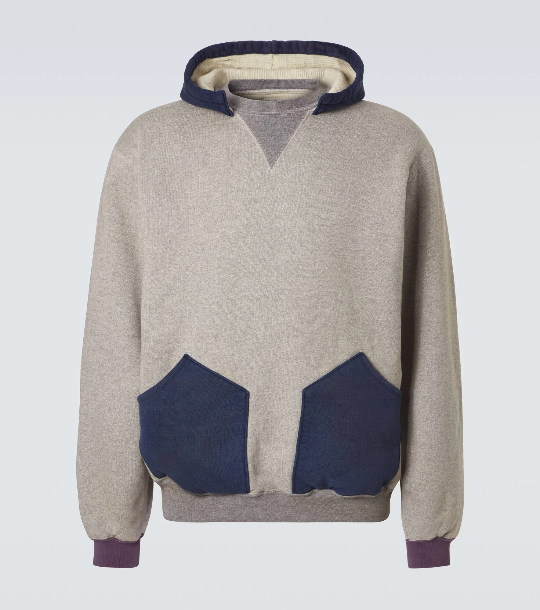 Cotton fleece hoodie - 1