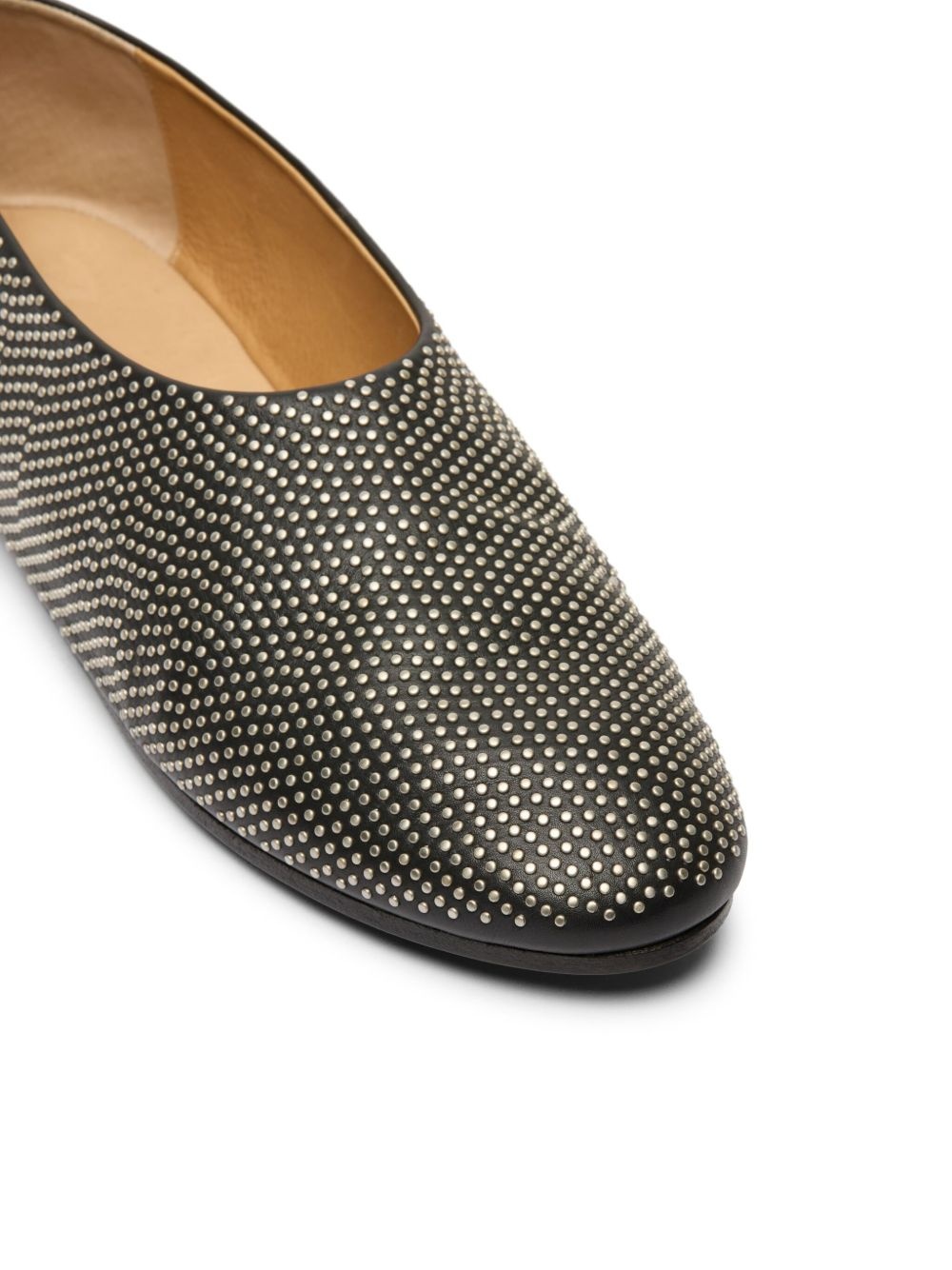 micro stud-embellished loafers - 4