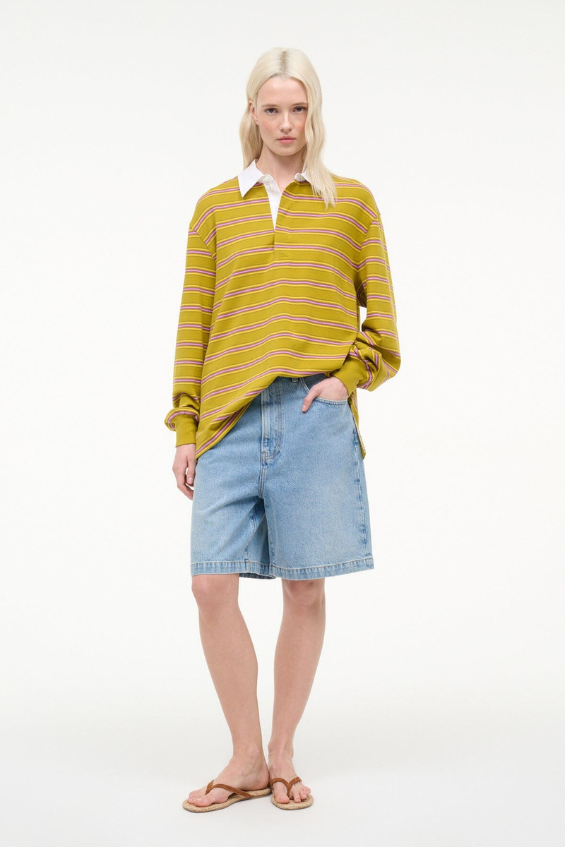 STAUD GAVIN SHIRT BAJA STRIPE 1
