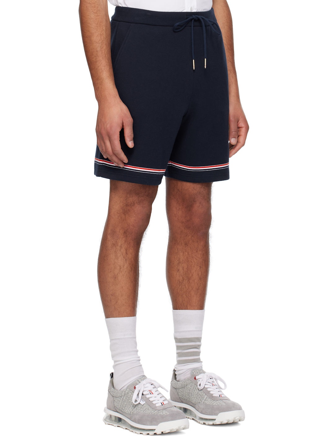 Navy Mid-Thigh Shorts - 2