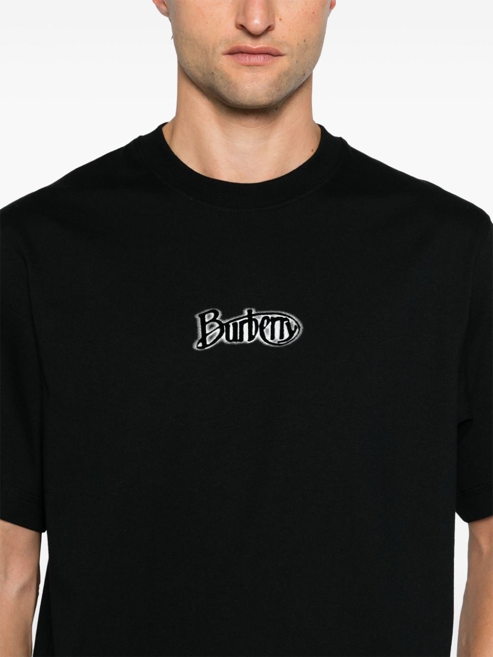 flocked-logo T-shirt - 5