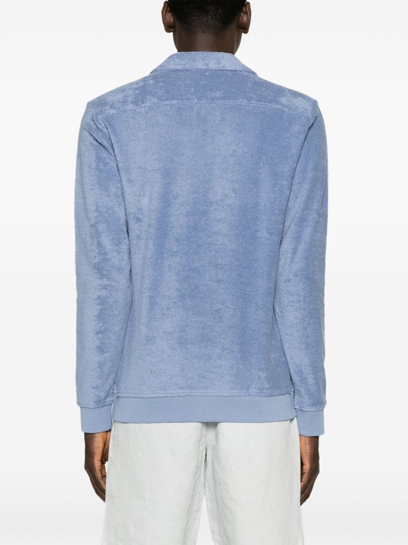 Santino towelling-finish polo shirt 4