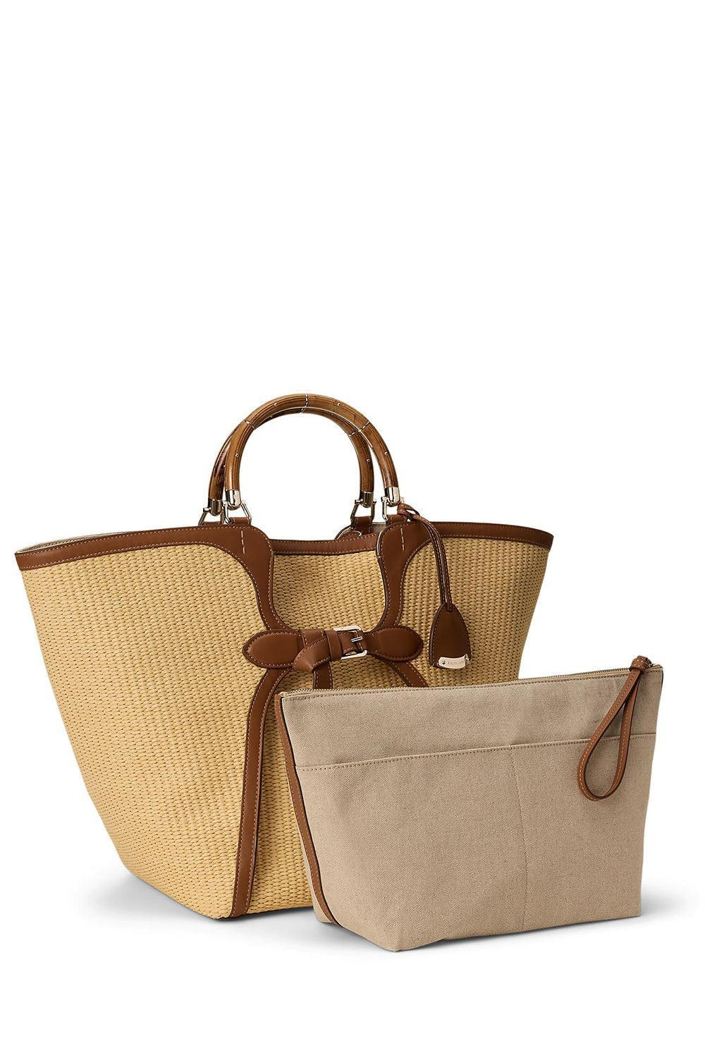 The Ralph Braided Raffia Large Tote - 2