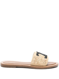 【CELINE】LYMPIA SANDALS●357925135C18BN Women's Celine Lympia in triomphe jacquard canvas and