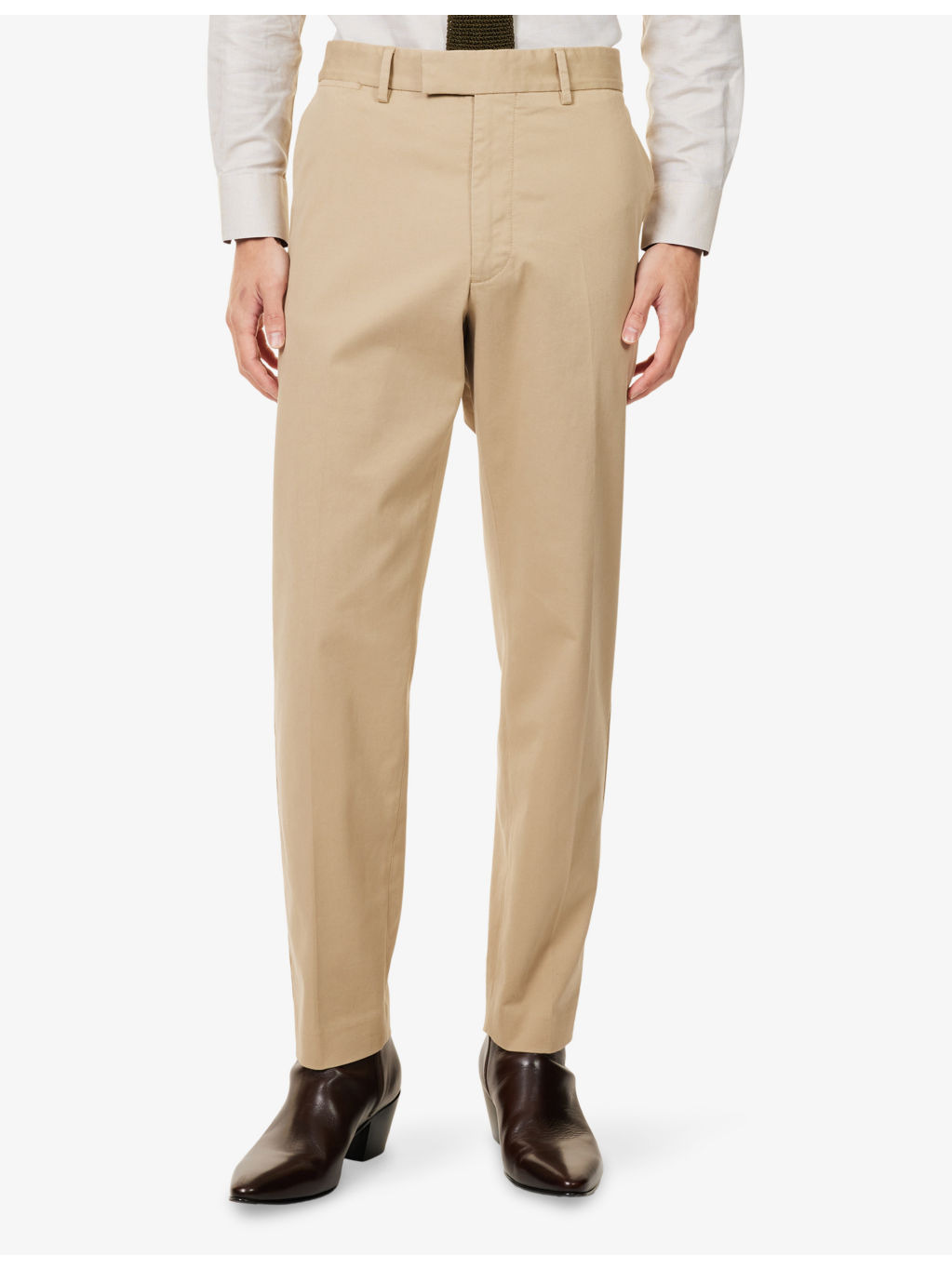 Straight-Leg Twill Stretch-Cotton Chino - 3