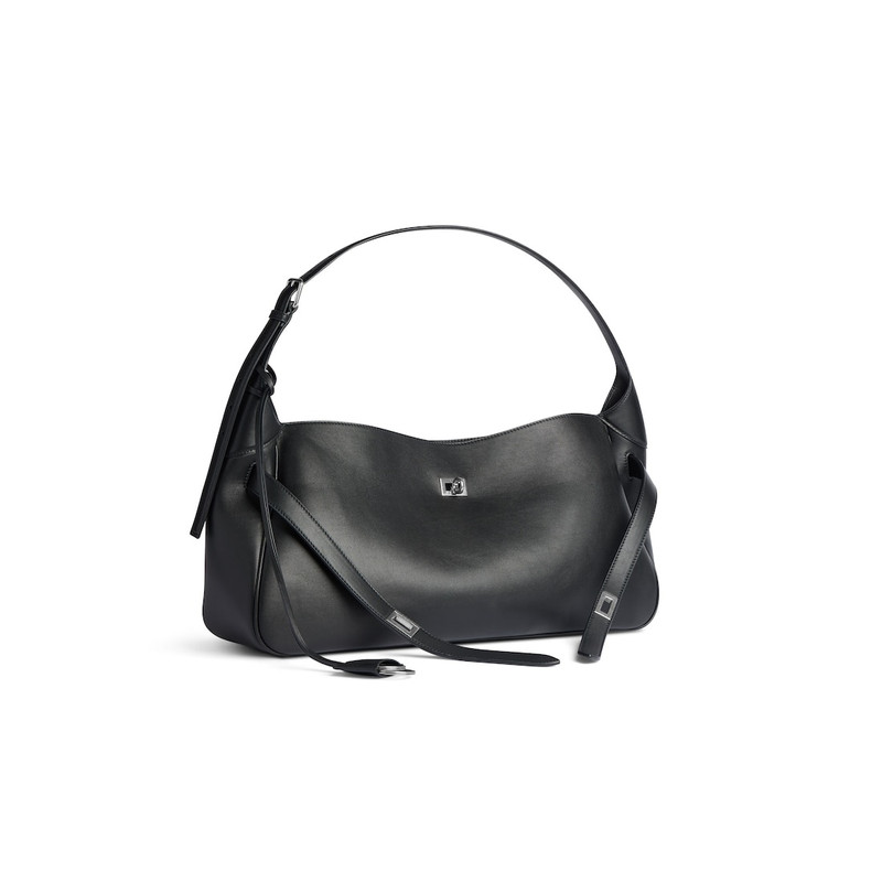 BALENCIAGA Women's Bel Air Medium Shoulder Bag   in Black outlook