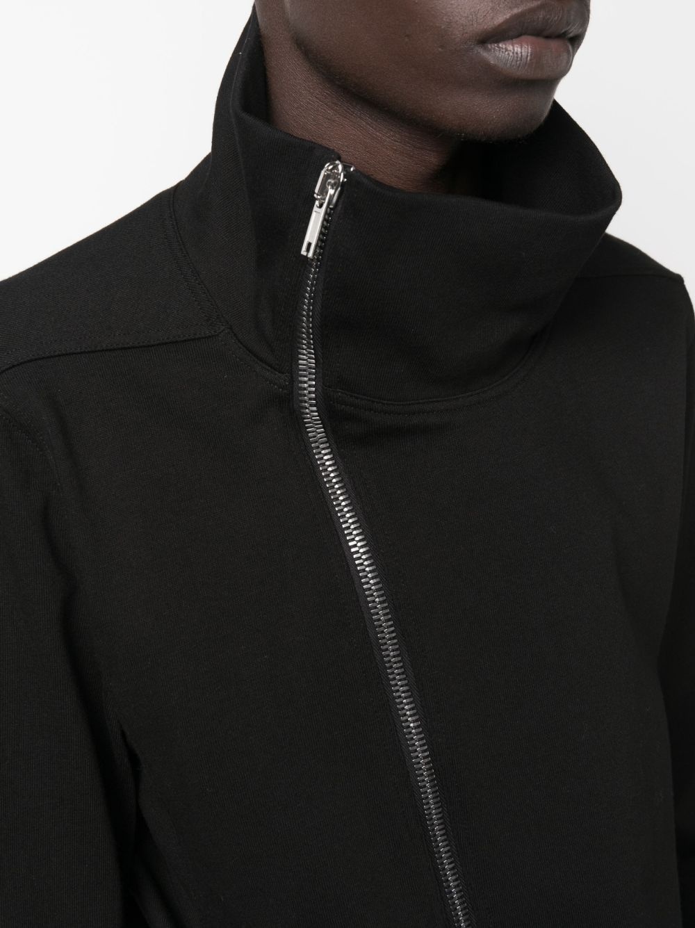 off-centre zip-up jacket - 5