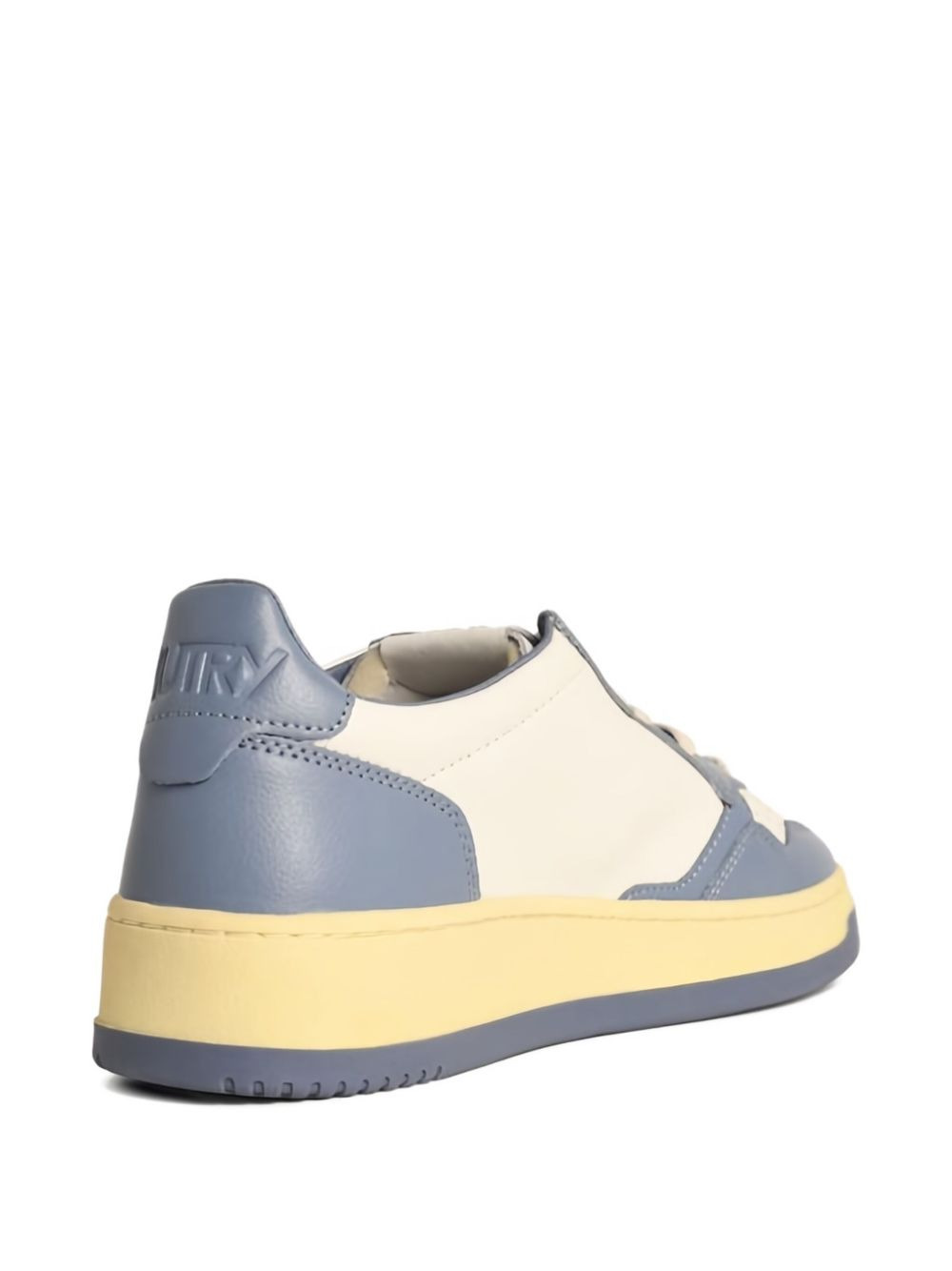 Medalist perforated leather low-top sneakers - 3