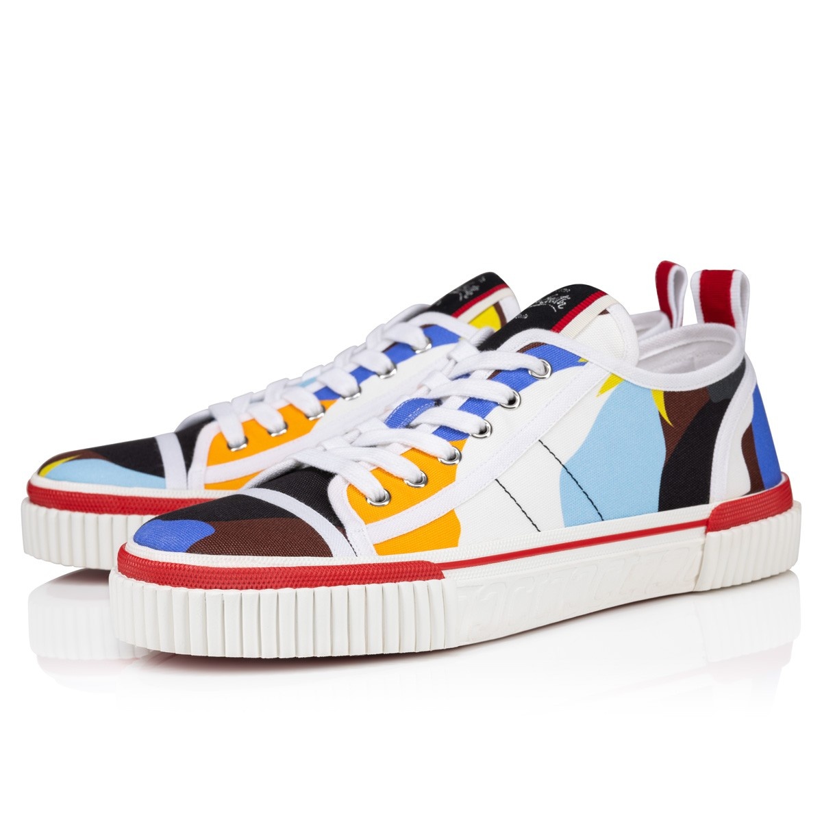 Christian Louboutin Men's Pedro Junior Canvas Low-top Sneakers