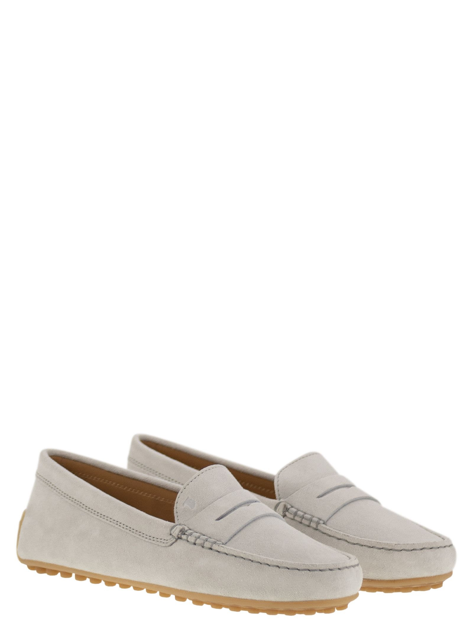 Tod's Women City Gommino Suede Loafer - 4