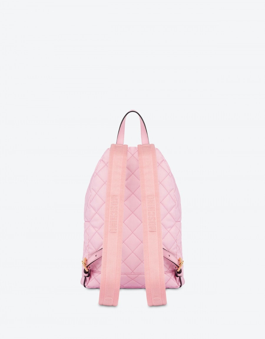 QUILTED NYLON BACKPACK - 2