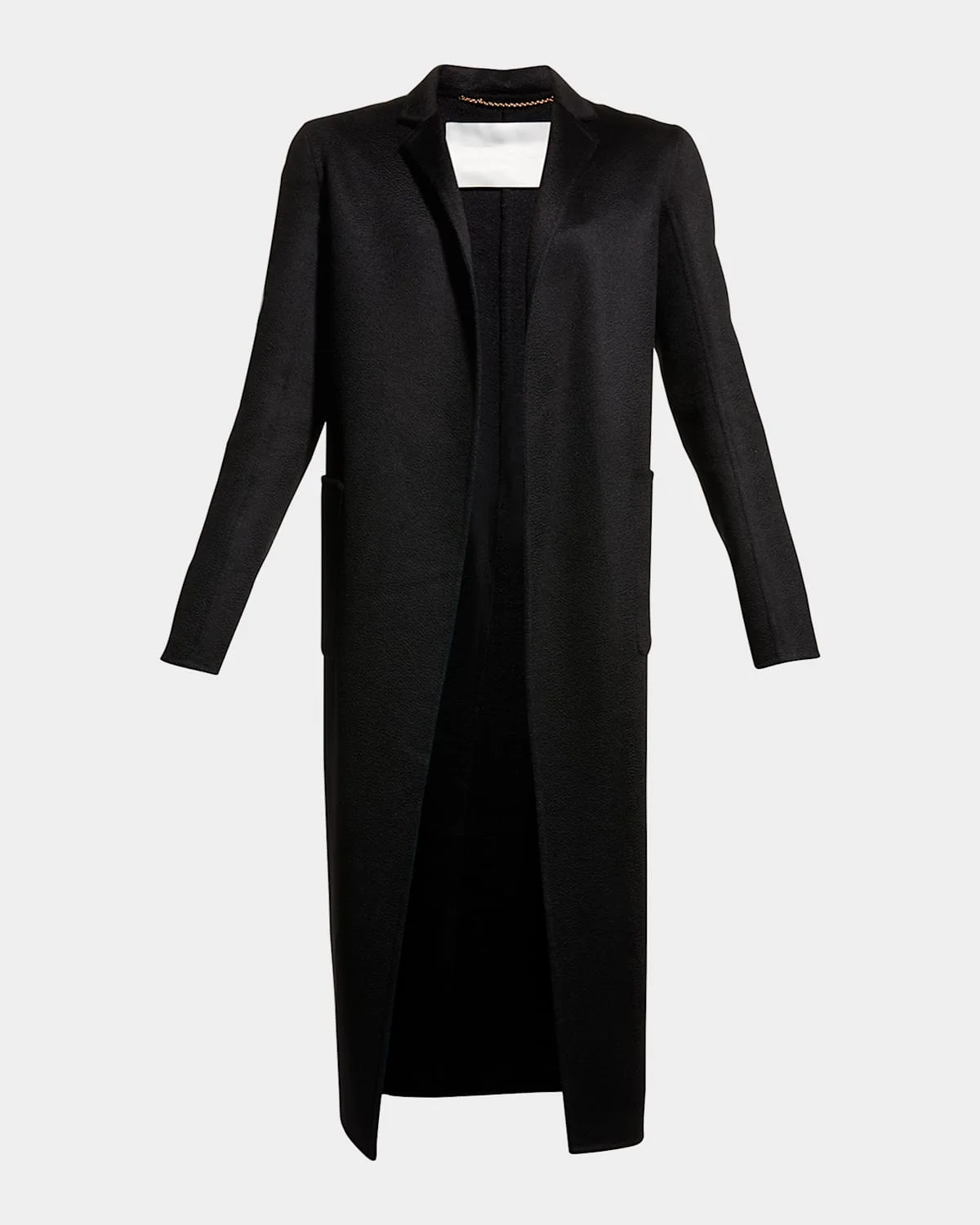 Zibelline Open-Front Cashmere Midi Coat - 1