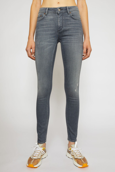 Acne Studios Mid-rise skinny jeans grey outlook