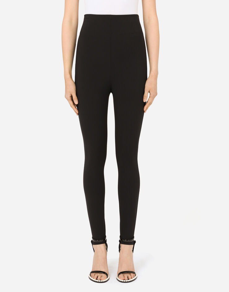 Viscose leggings with stirrups - 1