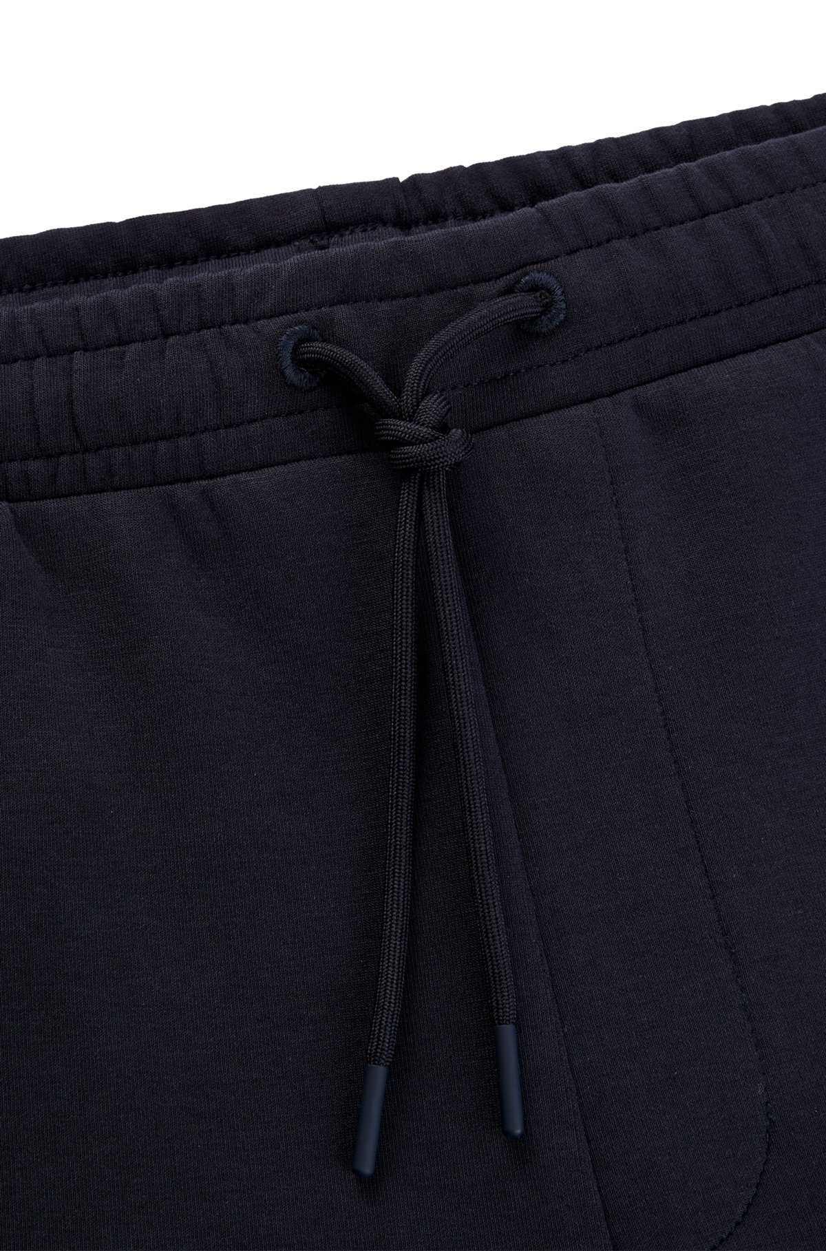 STRETCH-COTTON REGULAR-FIT SHORTS WITH SANDWICH LOGO - 6