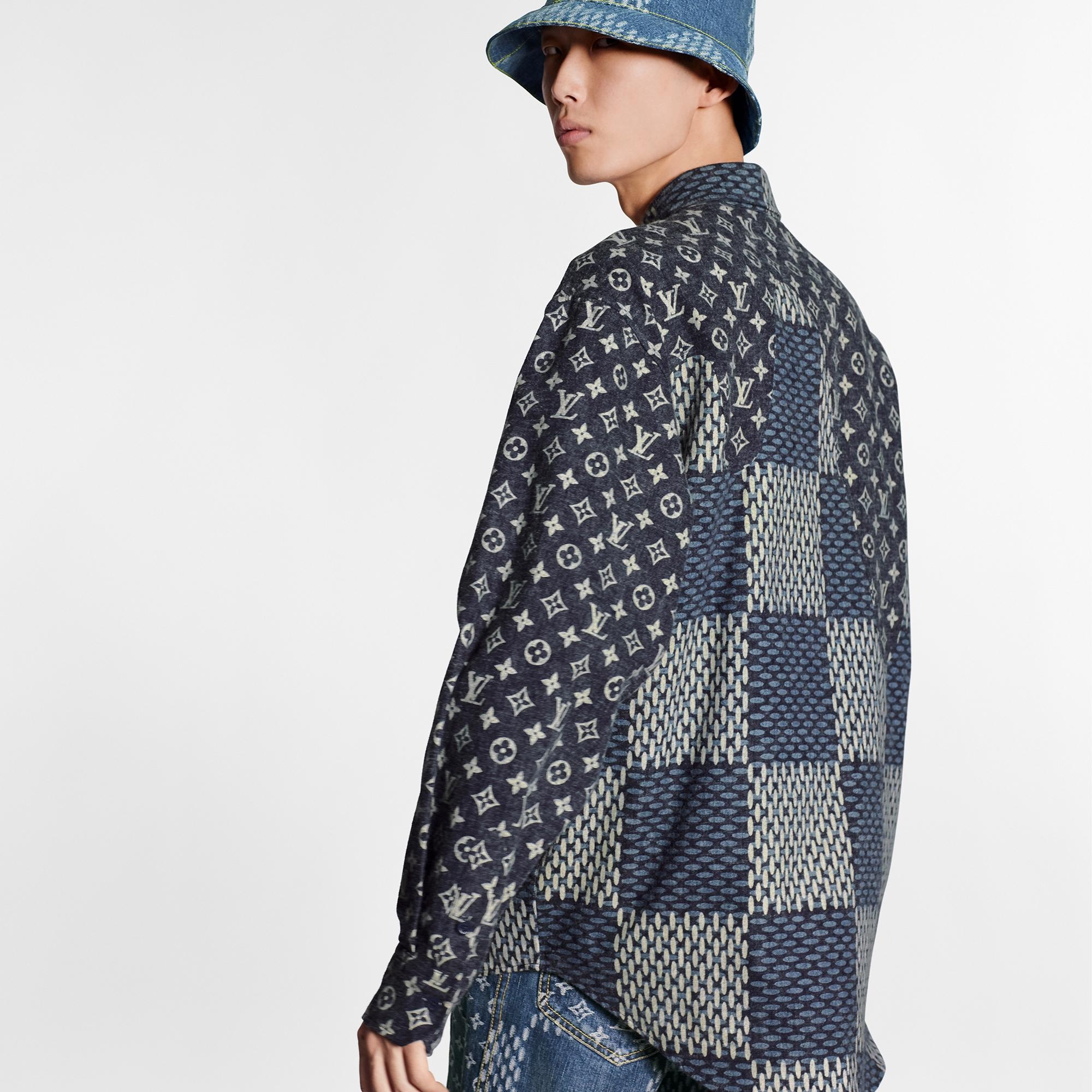 Giant Damier Waves Monogram Flannel Shirt - 5