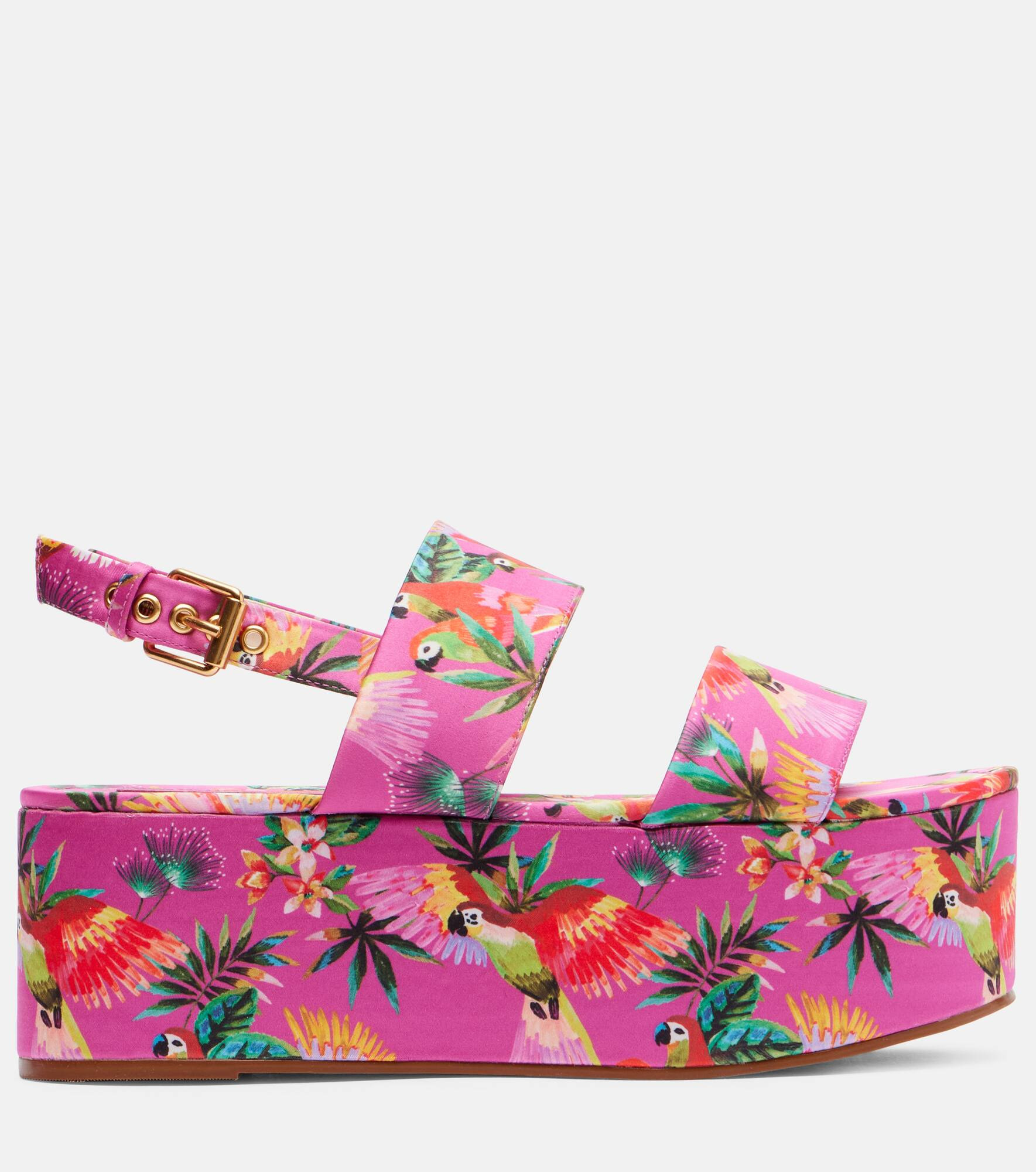 Printed platform sandals - 4