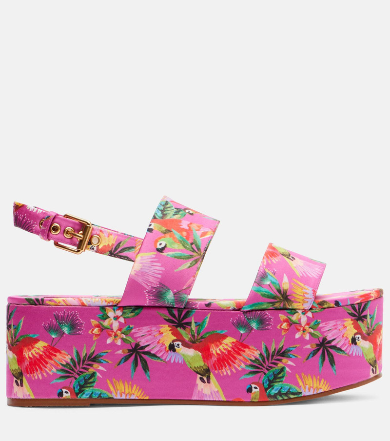 Printed platform sandals 4