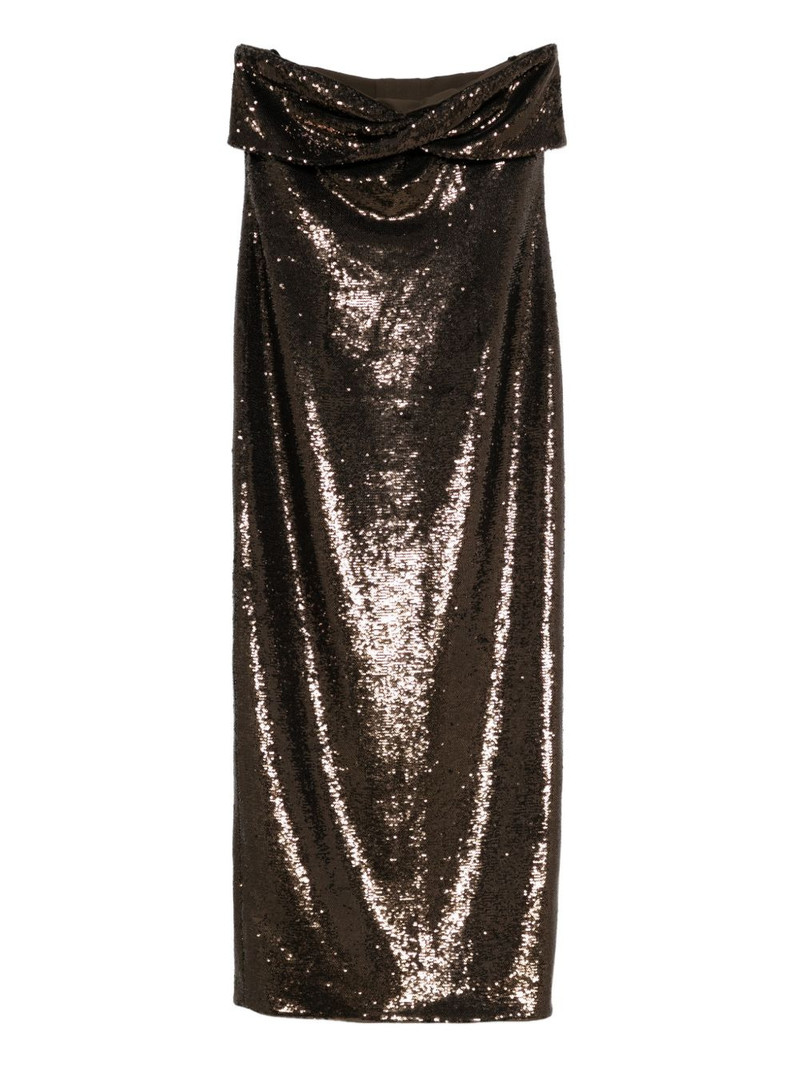 sequin strapless dress 1