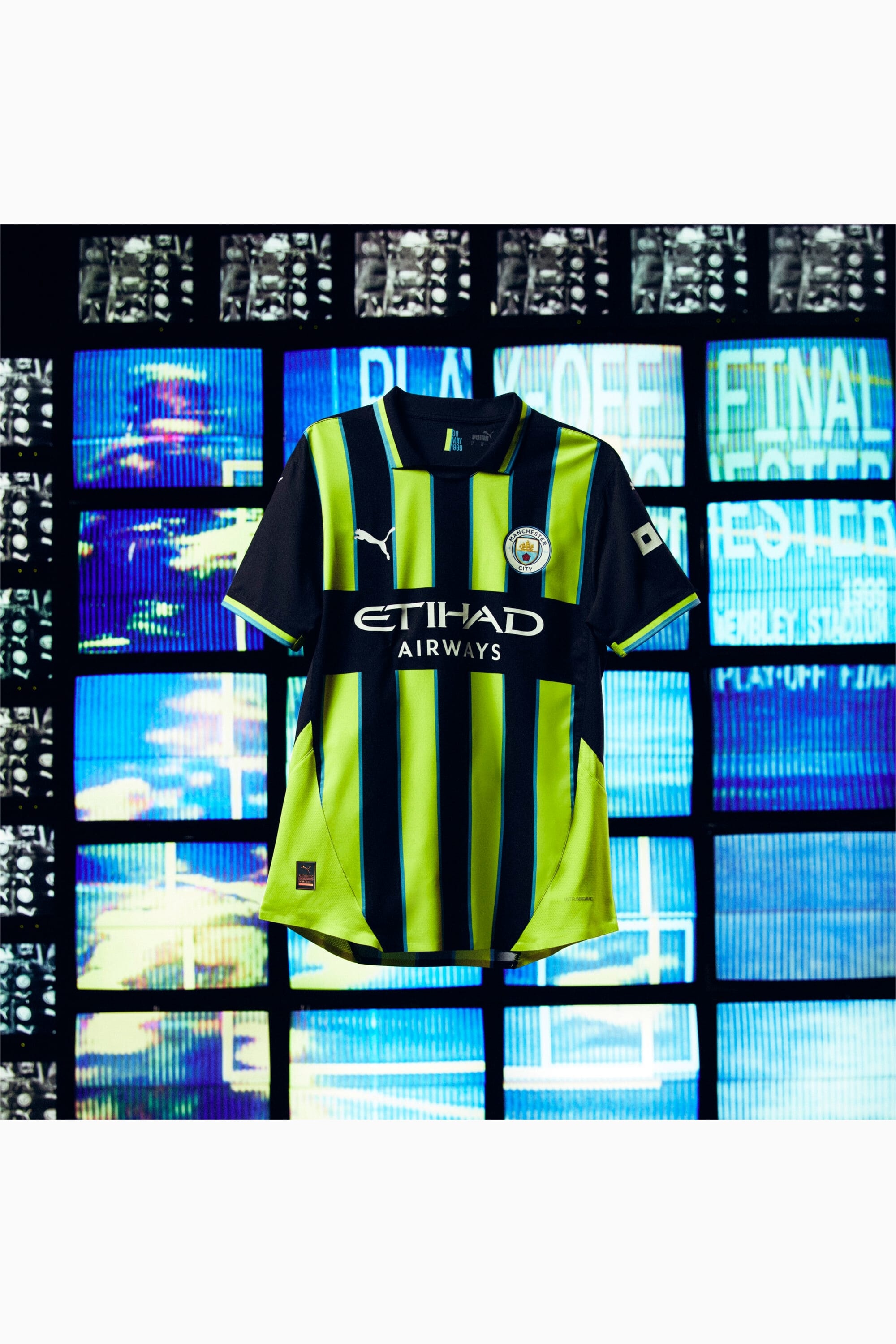 Manchester City 24/25 Men's Replica Away Soccer Jersey - 8
