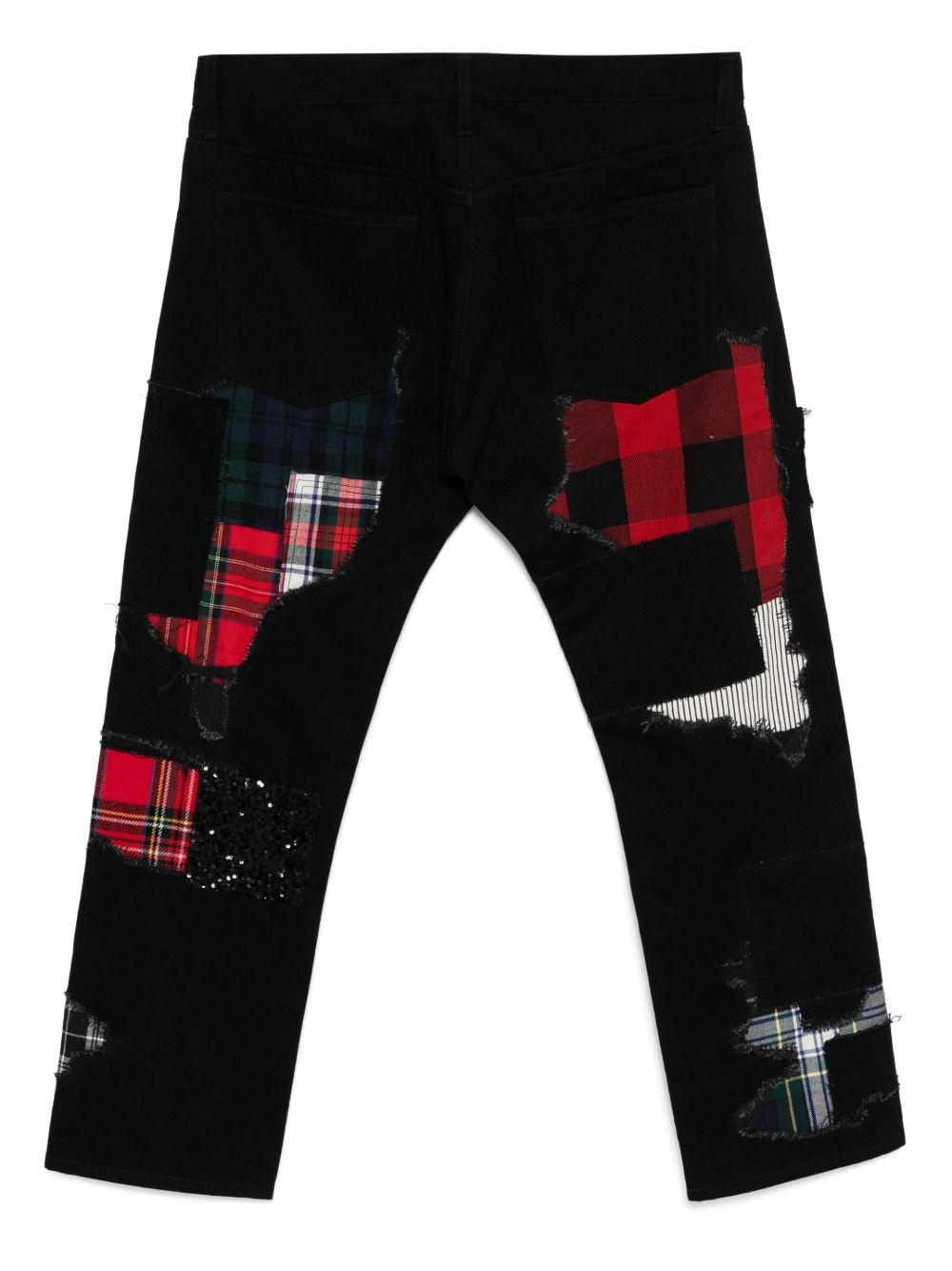 patchwork jeans - 2