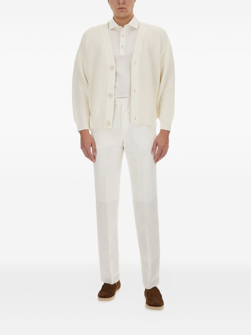 LARDINI linen trousers outlook