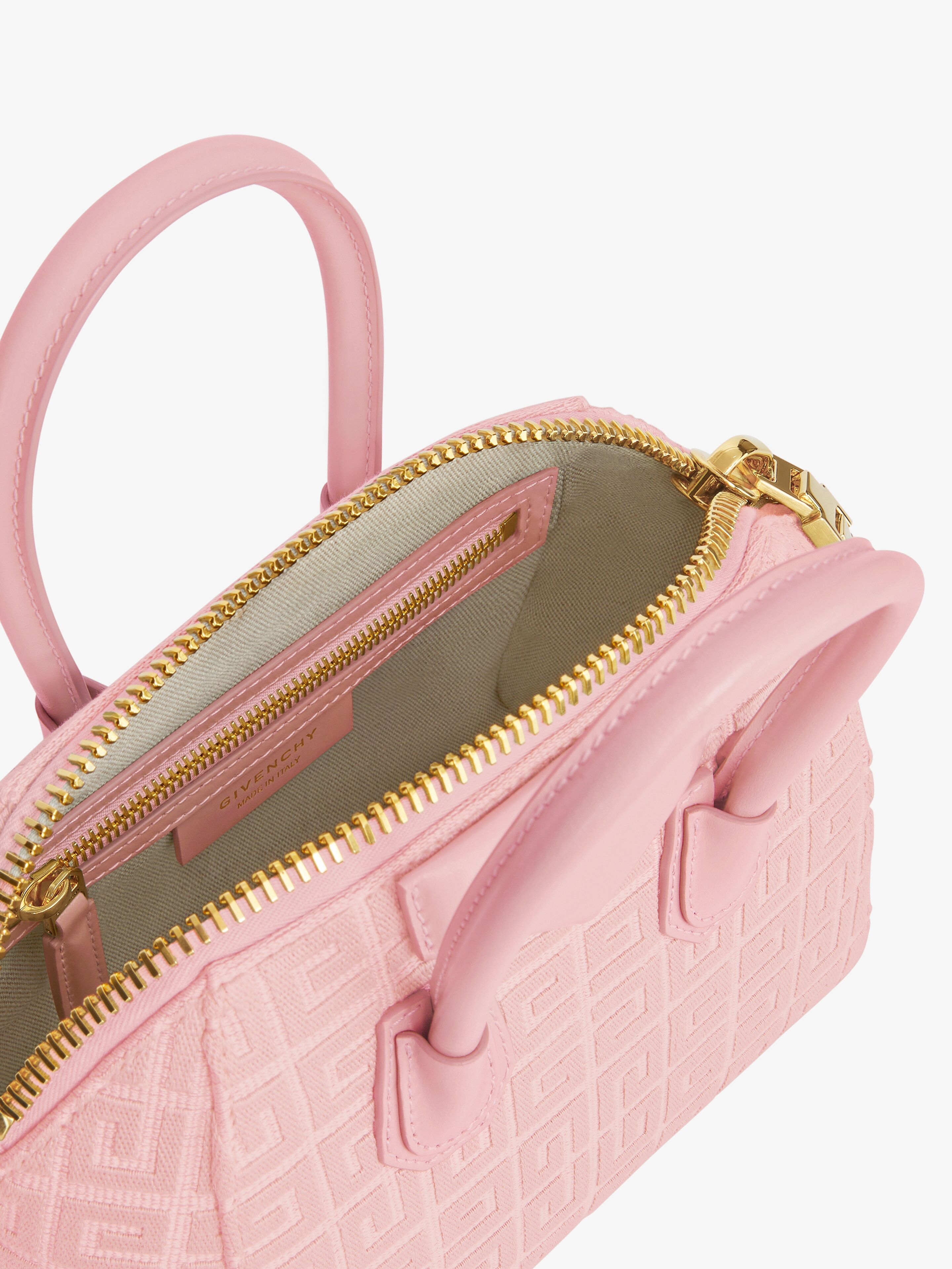 MINI ANTIGONA BAG IN 4G EMBROIDERED CANVAS - 6